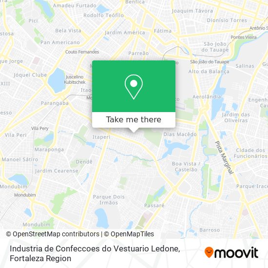 Industria de Confeccoes do Vestuario Ledone map