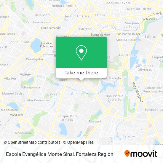 Escola Evangélica Monte Sinai map