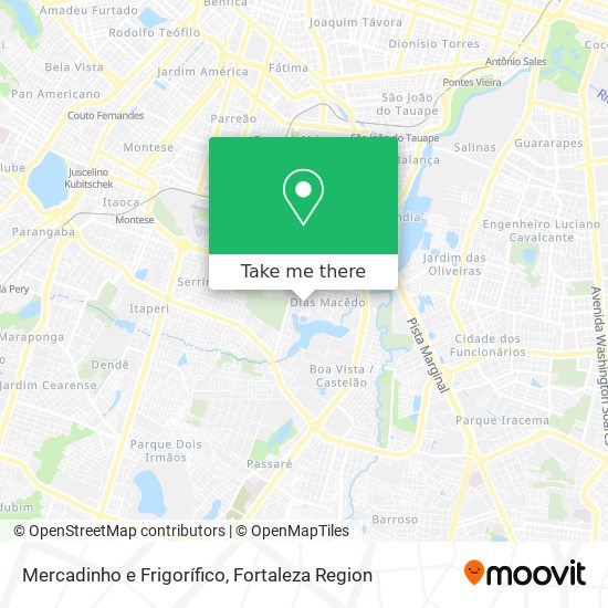 Mercadinho e Frigorífico map