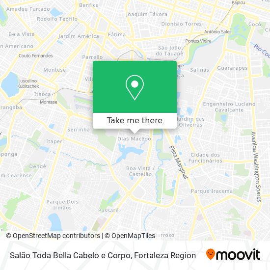 Salão Toda Bella Cabelo e Corpo map