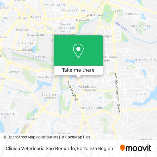 Clinica Veterinária São Bernardo map