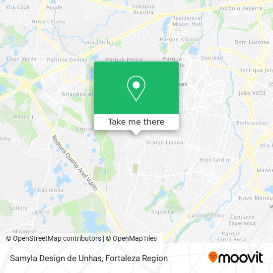 Samyla Design de Unhas map