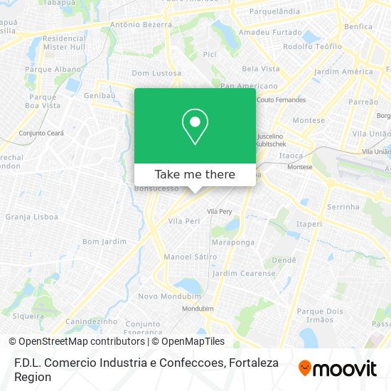 Mapa F.D.L. Comercio Industria e Confeccoes