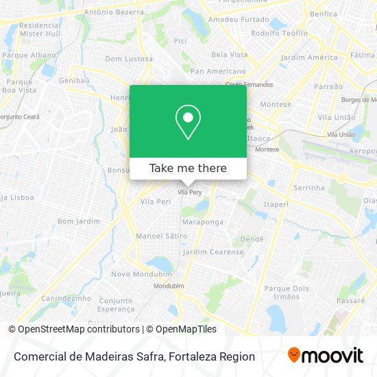 Mapa Comercial de Madeiras Safra