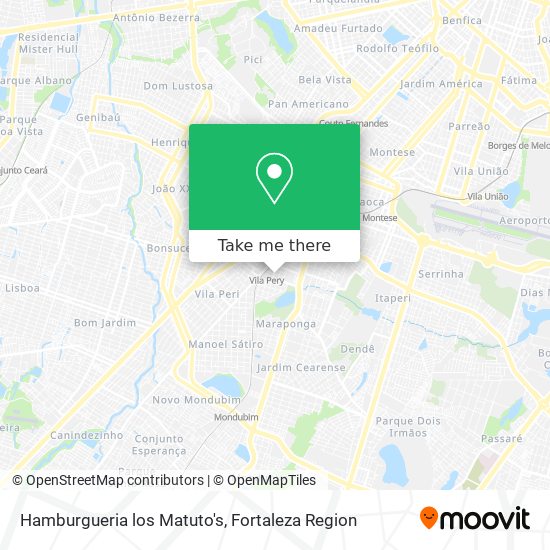 Hamburgueria los Matuto's map