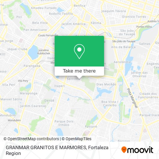 GRANMAR GRANITOS E MARMORES map