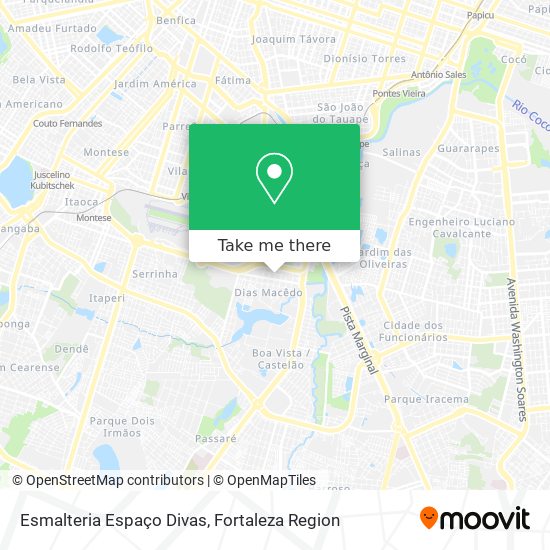 Esmalteria Espaço Divas map