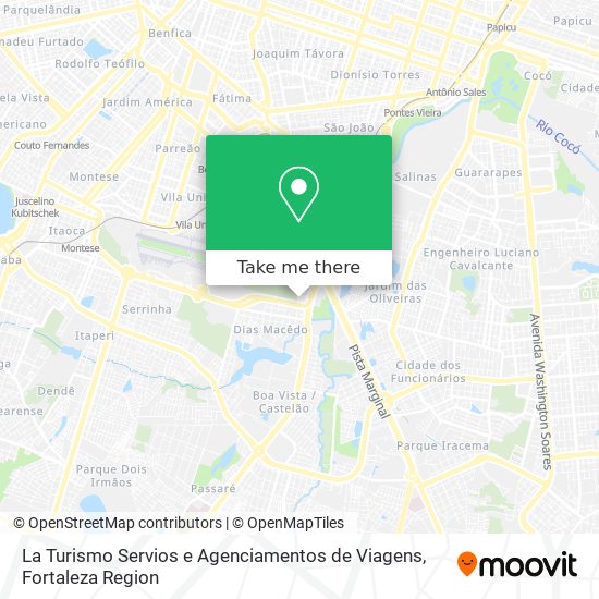 La Turismo Servios e Agenciamentos de Viagens map