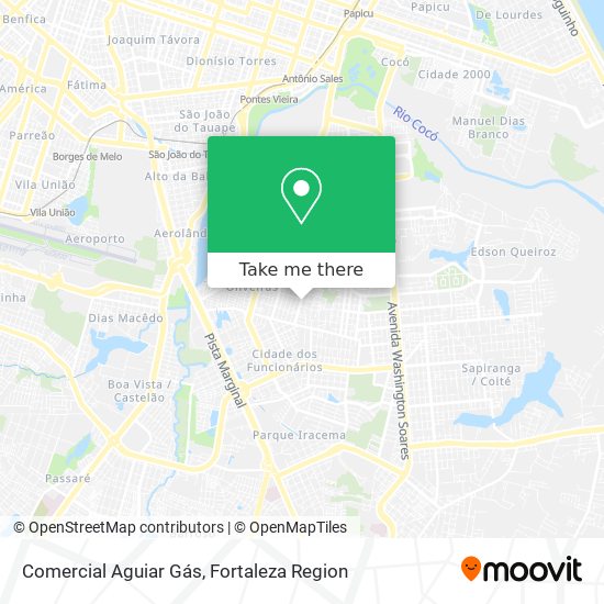 Comercial Aguiar Gás map