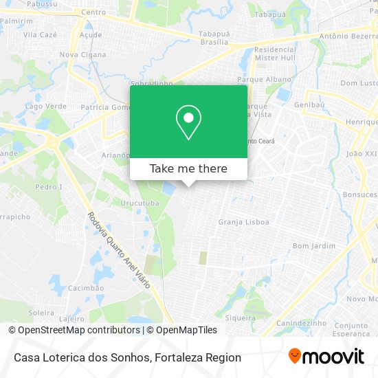 Casa Loterica dos Sonhos map