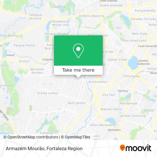 Armazém Mourão map