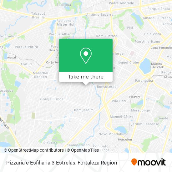 Pizzaria e Esfiharia 3 Estrelas map