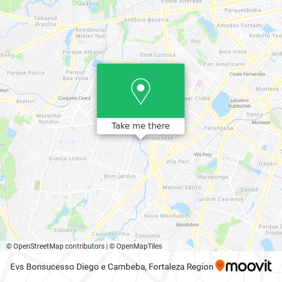 Evs Bonsucesso Diego e Cambeba map