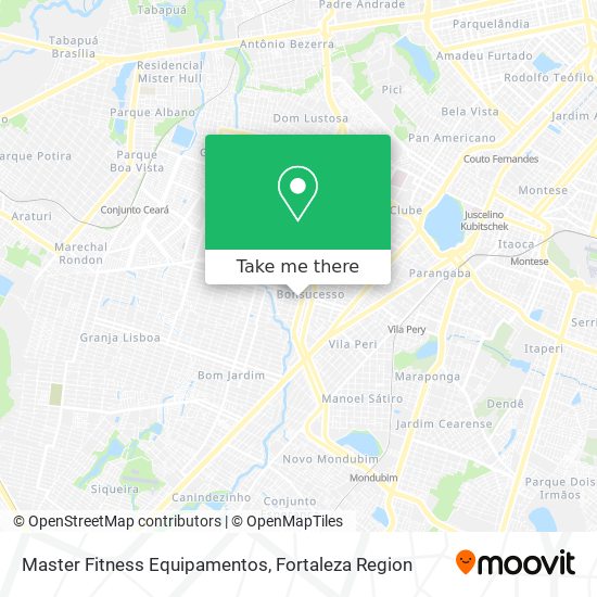 Master Fitness Equipamentos map