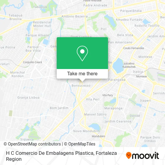 H C Comercio De Embalagens Plastica map