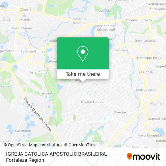 IGREJA CATOLICA APOSTOLIC BRASILEIRA map