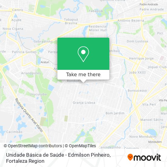 Unidade Básica de Saúde - Edmilson Pinheiro map