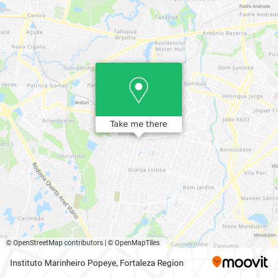 Instituto Marinheiro Popeye map