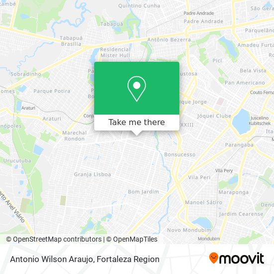 Antonio Wilson Araujo map