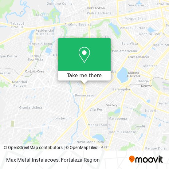 Max Metal Instalacoes map
