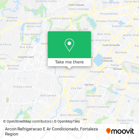 Arcon Refrigeracao E Ar Condicionado map