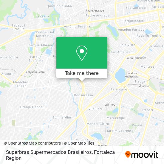 Superbras Supermercados Brasileiros map