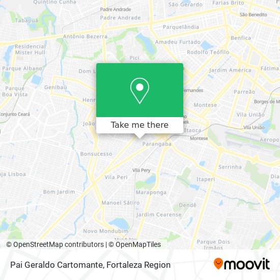 Pai Geraldo Cartomante map