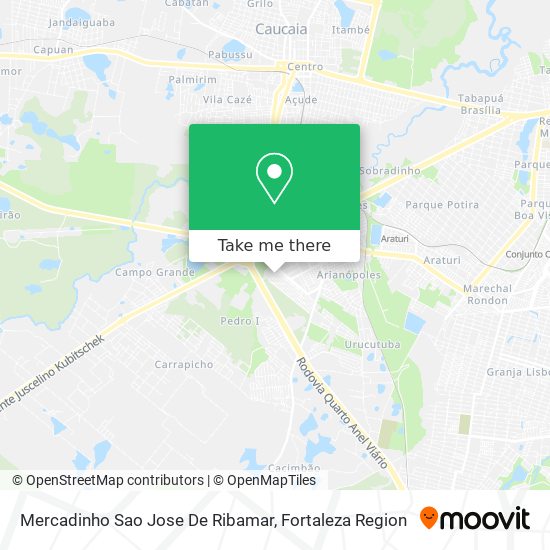 Mercadinho Sao Jose De Ribamar map