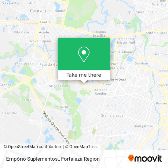 Empório Suplementos. map