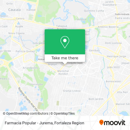Farmacia Popular - Jurema map
