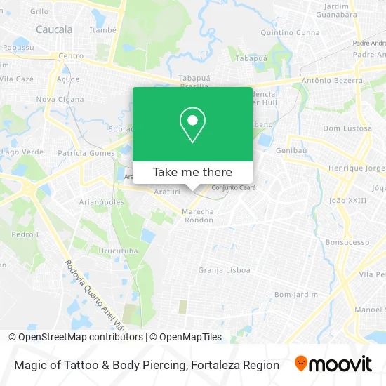 Magic of Tattoo & Body Piercing map