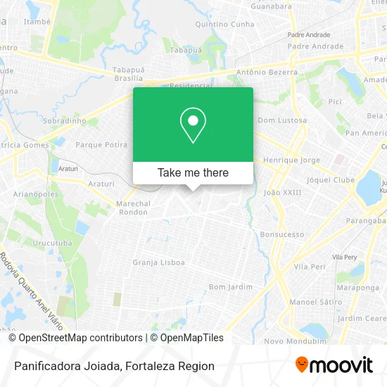 Panificadora Joiada map