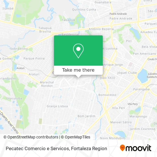 Pecatec Comercio e Servicos map