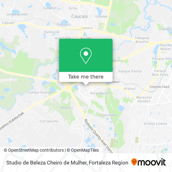 Studio de Beleza Cheiro de Mulher map
