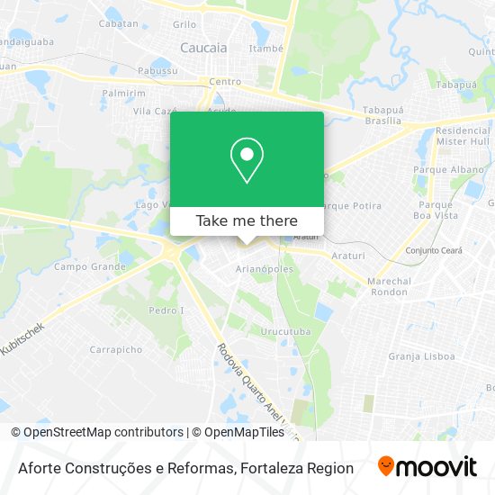 Aforte Construções e Reformas map