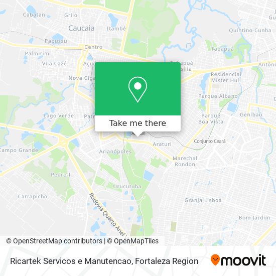 Ricartek Servicos e Manutencao map