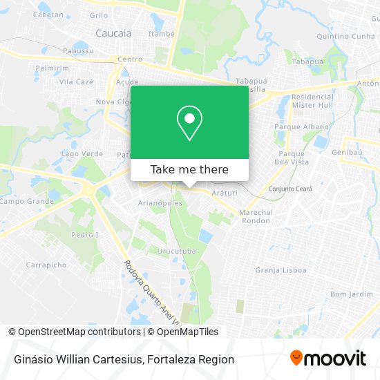 Ginásio Willian Cartesius map