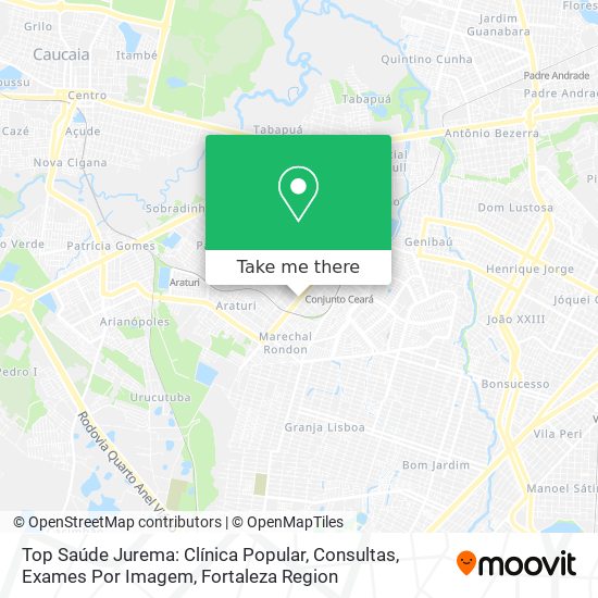 Mapa Top Saúde Jurema: Clínica Popular, Consultas, Exames Por Imagem