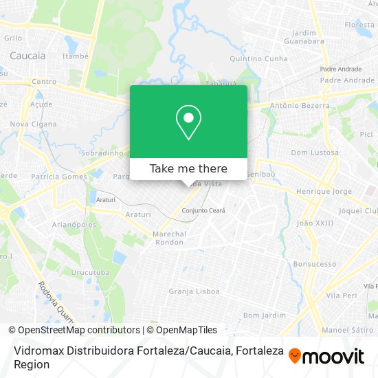 Vidromax Distribuidora Fortaleza / Caucaia map