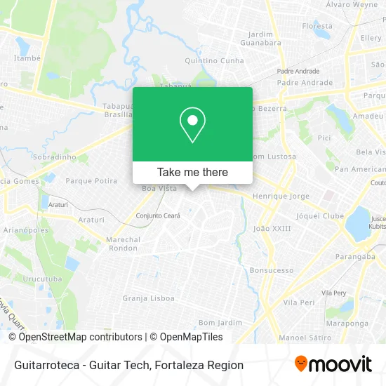 Guitarroteca - Guitar Tech map