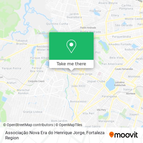 Associação Nova Era do Henrique Jorge map