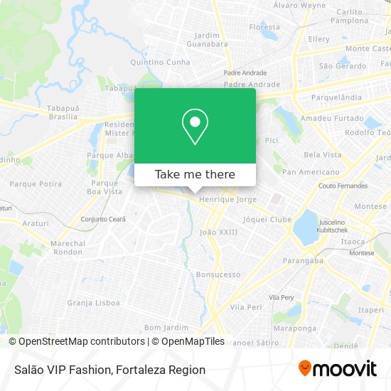 Salão VIP Fashion map