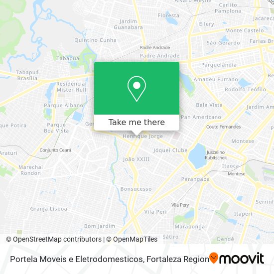 Portela Moveis e Eletrodomesticos map