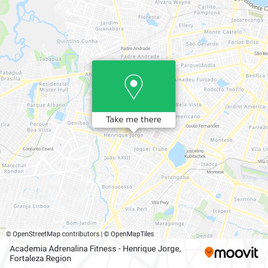 Academia Adrenalina Fitness - Henrique Jorge map