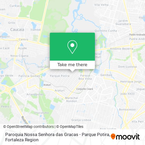 Paroquia Nossa Senhora das Gracas - Parque Potira map