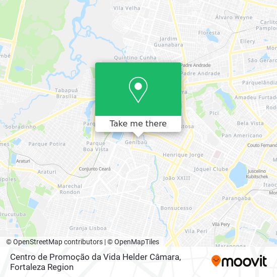 Centro de Promoção da Vida Helder Câmara map