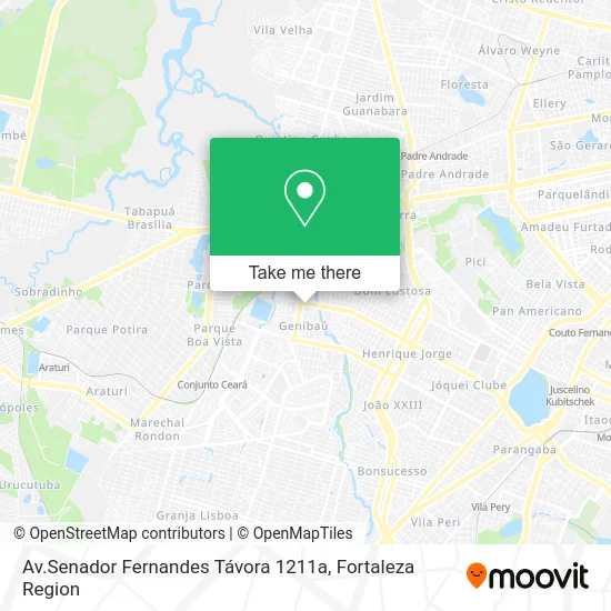 Av.Senador Fernandes Távora 1211a map