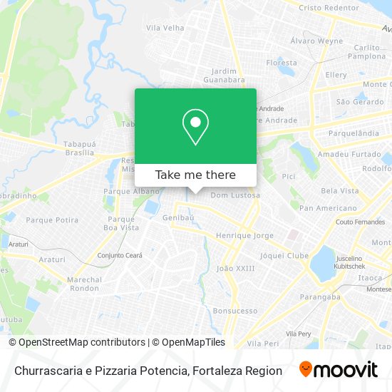 Churrascaria e Pizzaria Potencia map