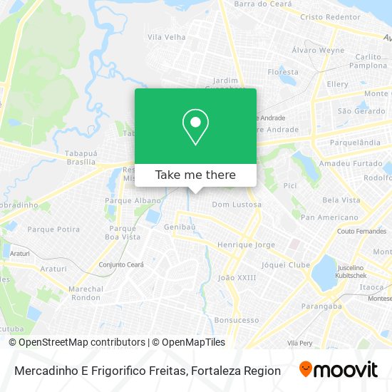 Mercadinho E Frigorifico Freitas map