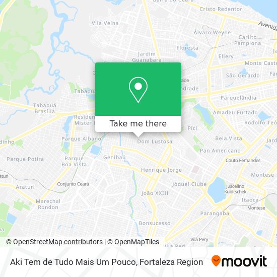 Aki Tem de Tudo Mais Um Pouco map